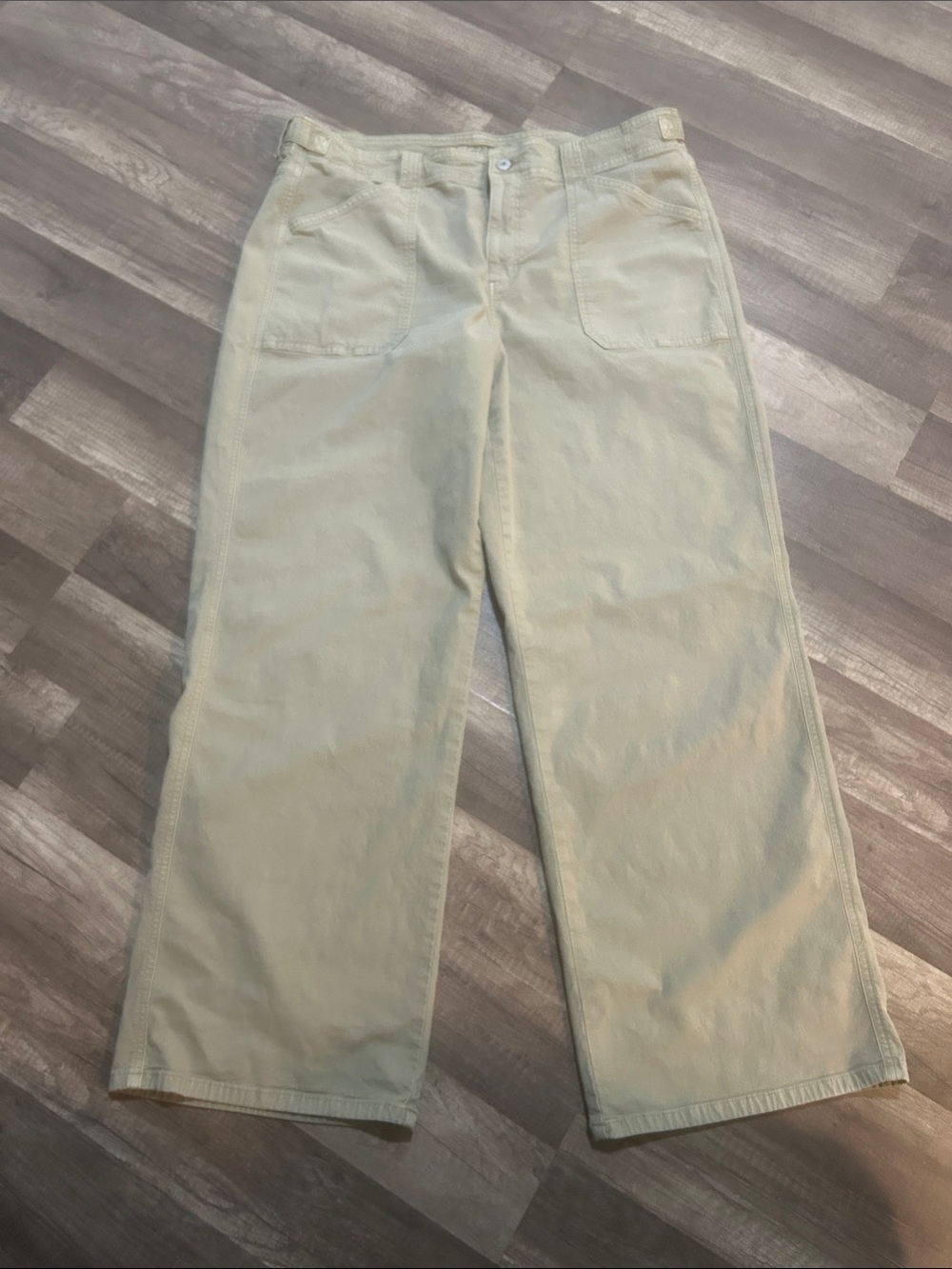 American Eagle Women’s Pants Stovepipe Straight Leg Light Olive Size 16
